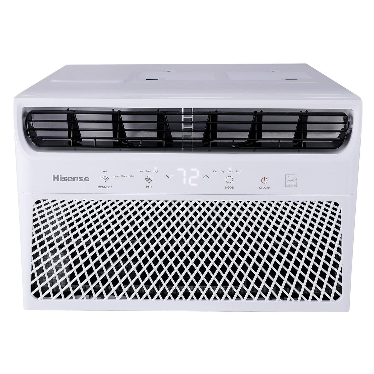 Hisense - 10,000 BTU Window Air Conditioner with Inverter Technology & ConnectLife App 450 Sq. Ft. with Remote - White