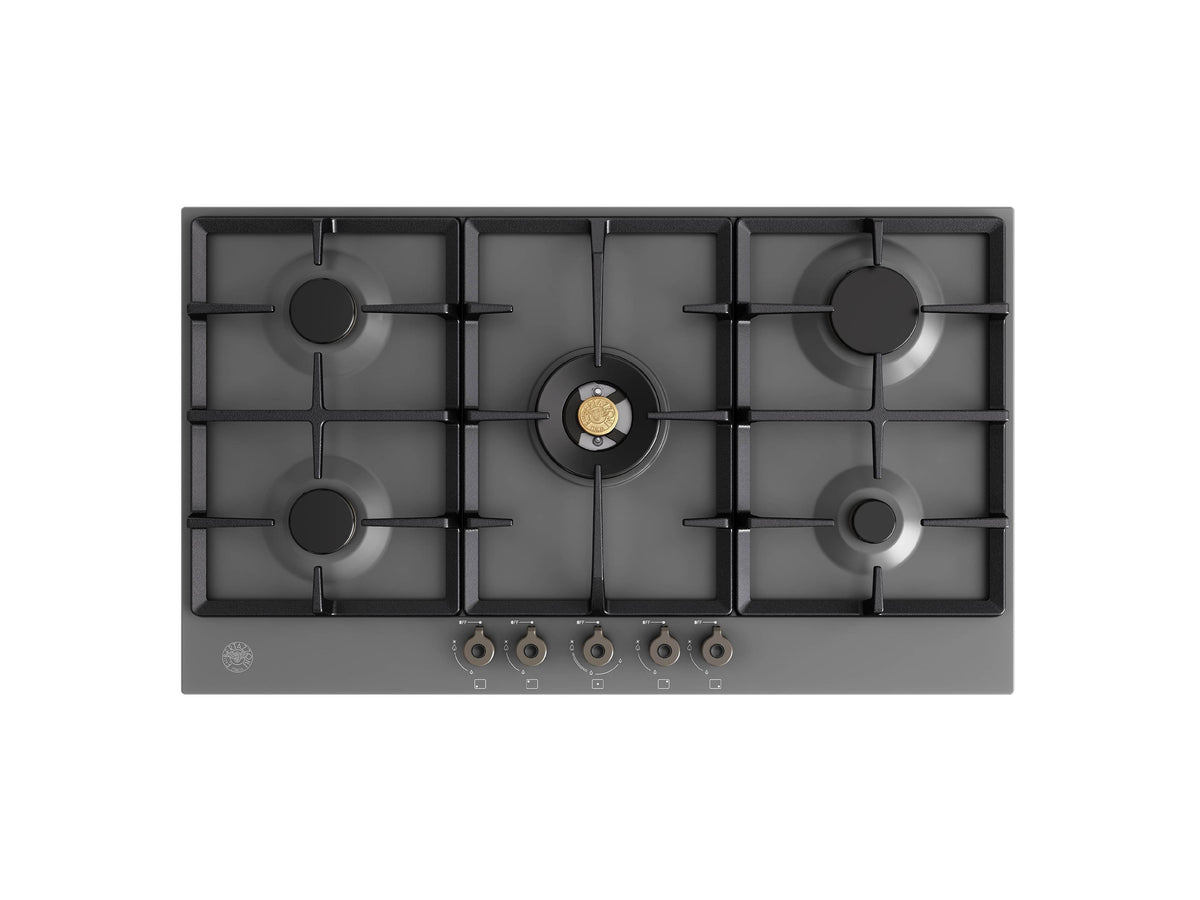 Bertazzoni - 36" Professional Series Gas Cooktop - Carbonio - Carbonio