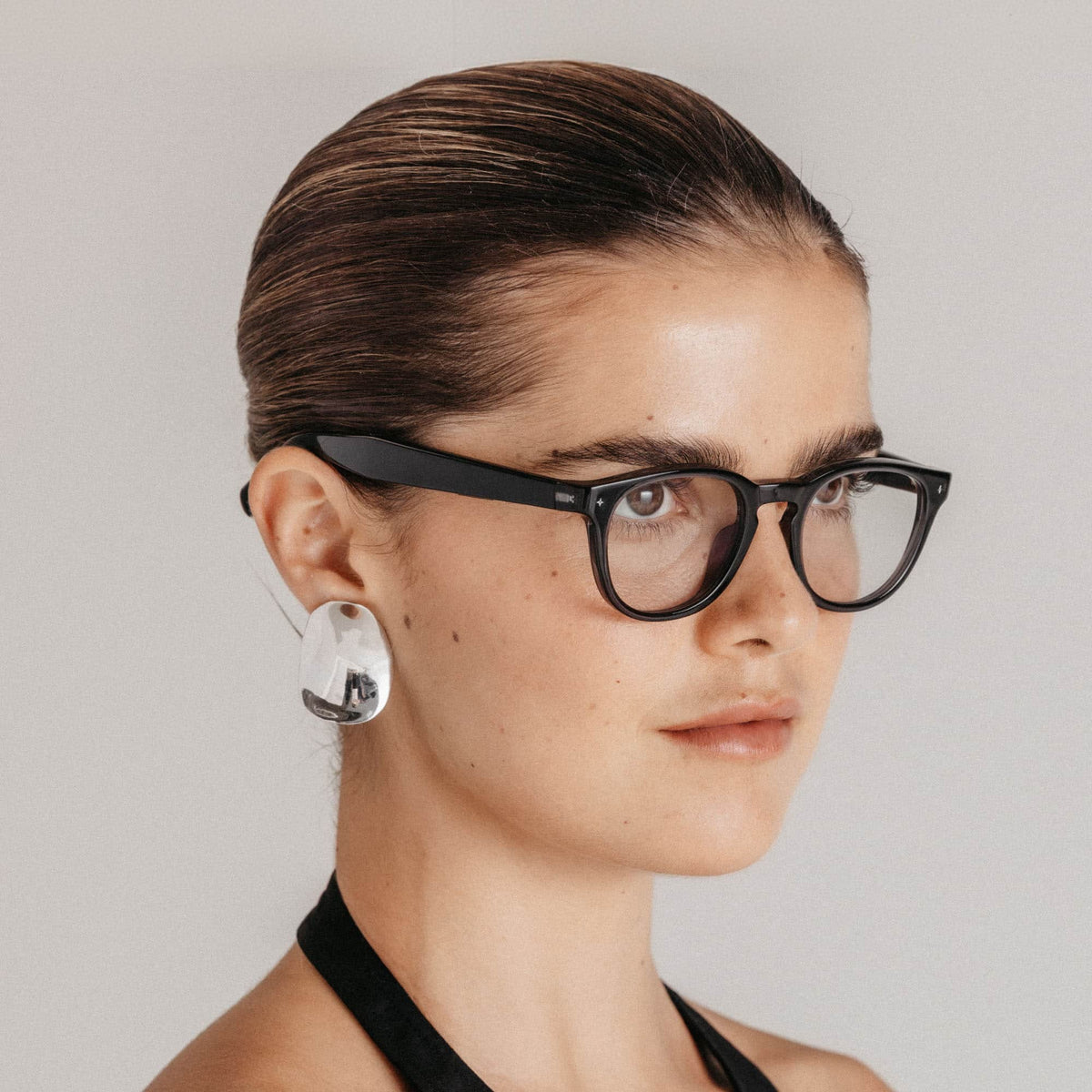 VONDER - BASEL AI Smart Glasses that Translate, Call & Remember, 16h+ Battery, Premium Audio, Privacy-First, Clear Lenses - Black