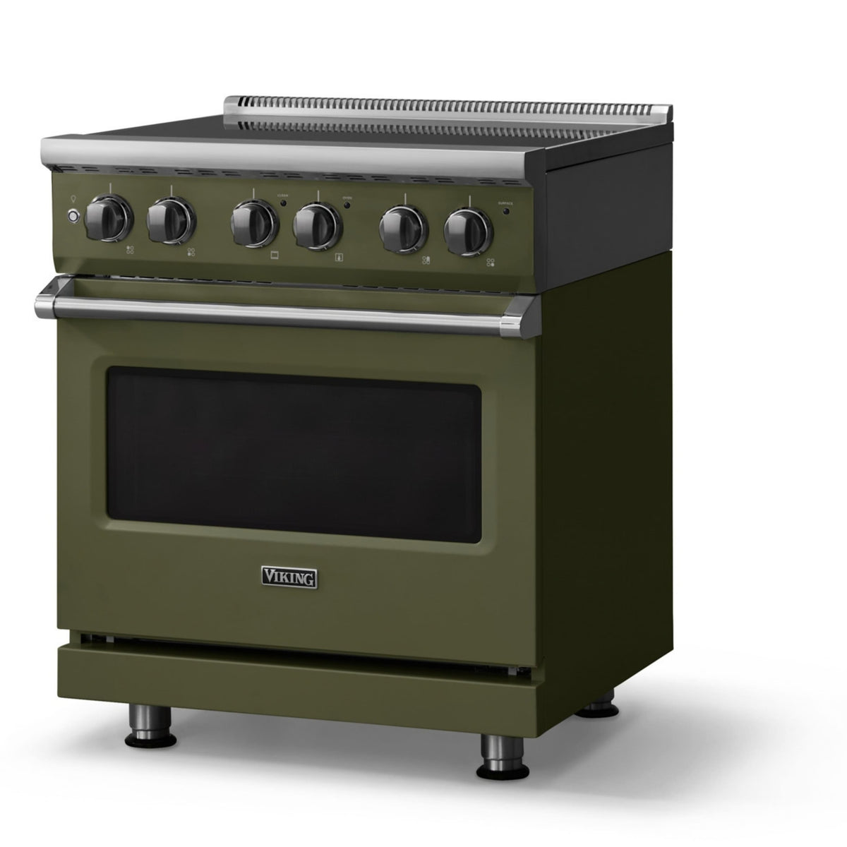 Viking - 30"W. Pro5S 4.7 Cu. Ft. Freestanding 4 Element Electric Convection Range - Martini