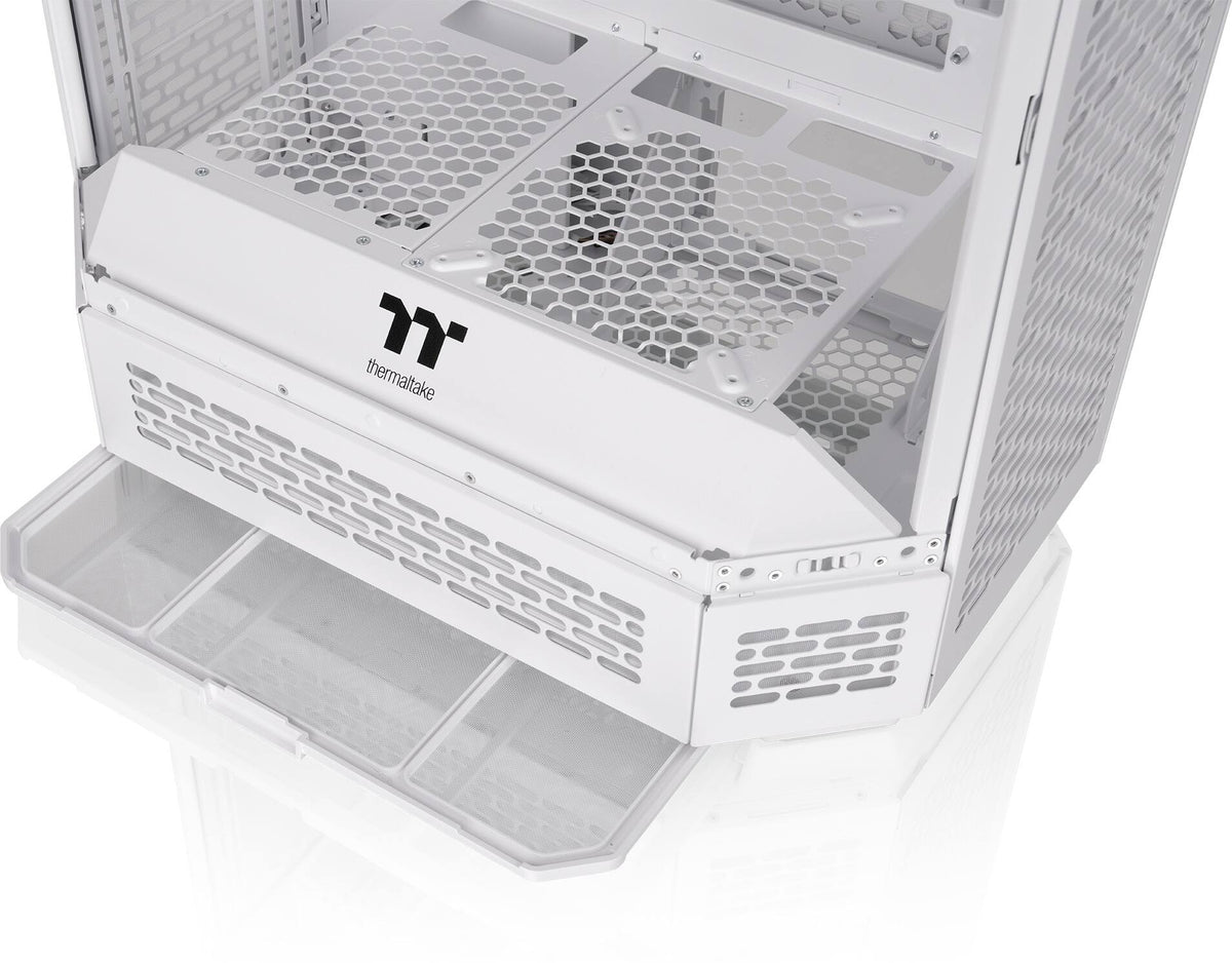 Thermaltake - Tower 600 Mid Tower ATX PC Case - Snow