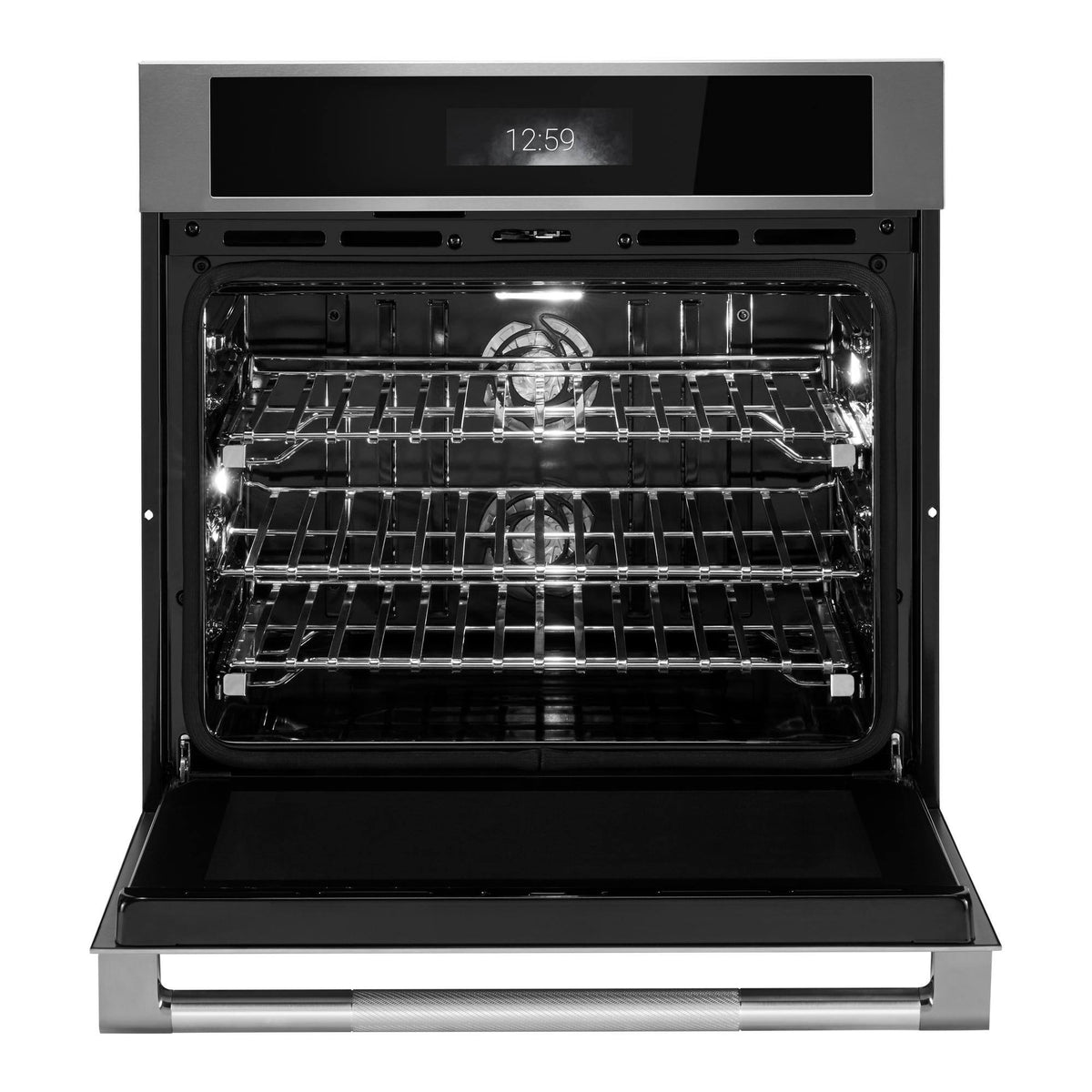 JennAir - RISE 30" Built-In Single Electric Convection Wall Oven with Advanced Temperature Precision - Stainless Steel