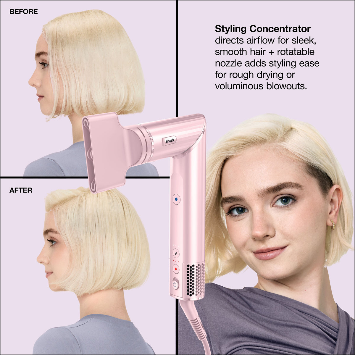 Shark - FlexStyle Air Styling & Drying System - Blush