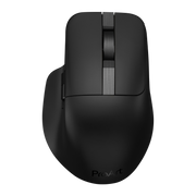 ASUS - ProArt MD301 Optical Ergonomic Mouse with Hot-Swappable Switches and SmartShift Scroll Wheel - Wireless - Black