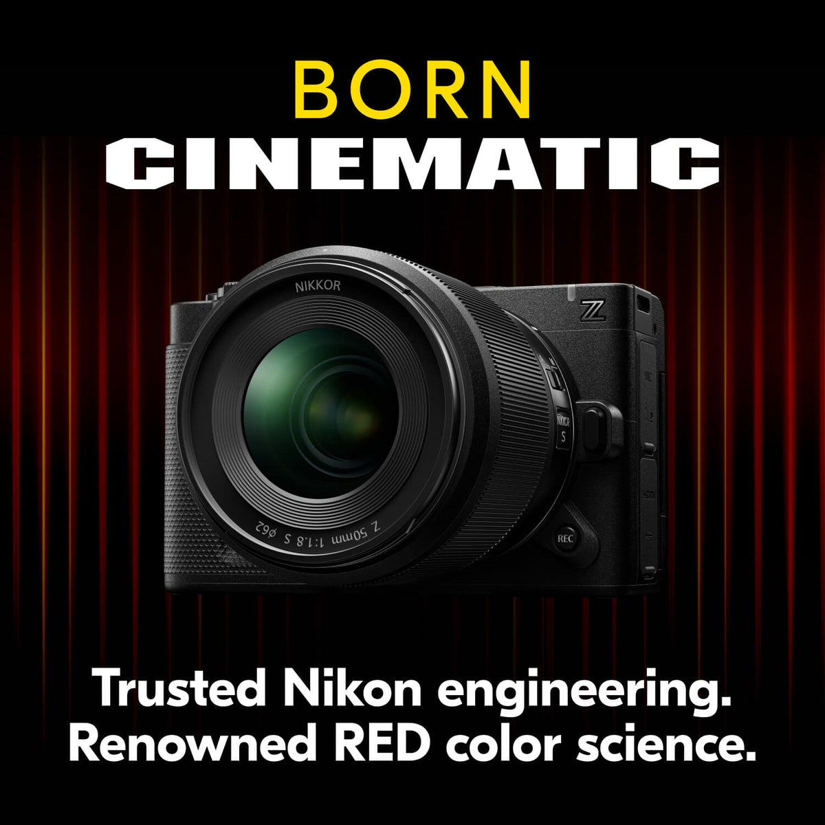 Nikon - ZR Full-frame Mirrorless Cinema Camera 35mm Wide-angle Lens Kit, for Z Mount Lenses - Black