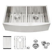 Farmhouse Double Bowl Sink With 50/50 Layout