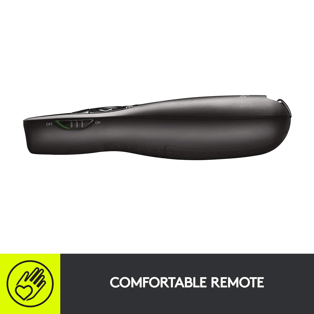 Logitech - R400 Presenter Remote Control - Black