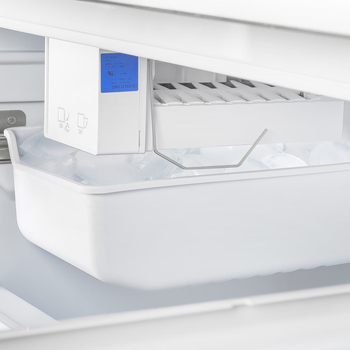 Forno Appliances - 34 in. Wide Gallipoli 17.5 Cu. Ft. Freestanding French Door Refrigerator with High-Efficiency LED lighting - Stainless Steel