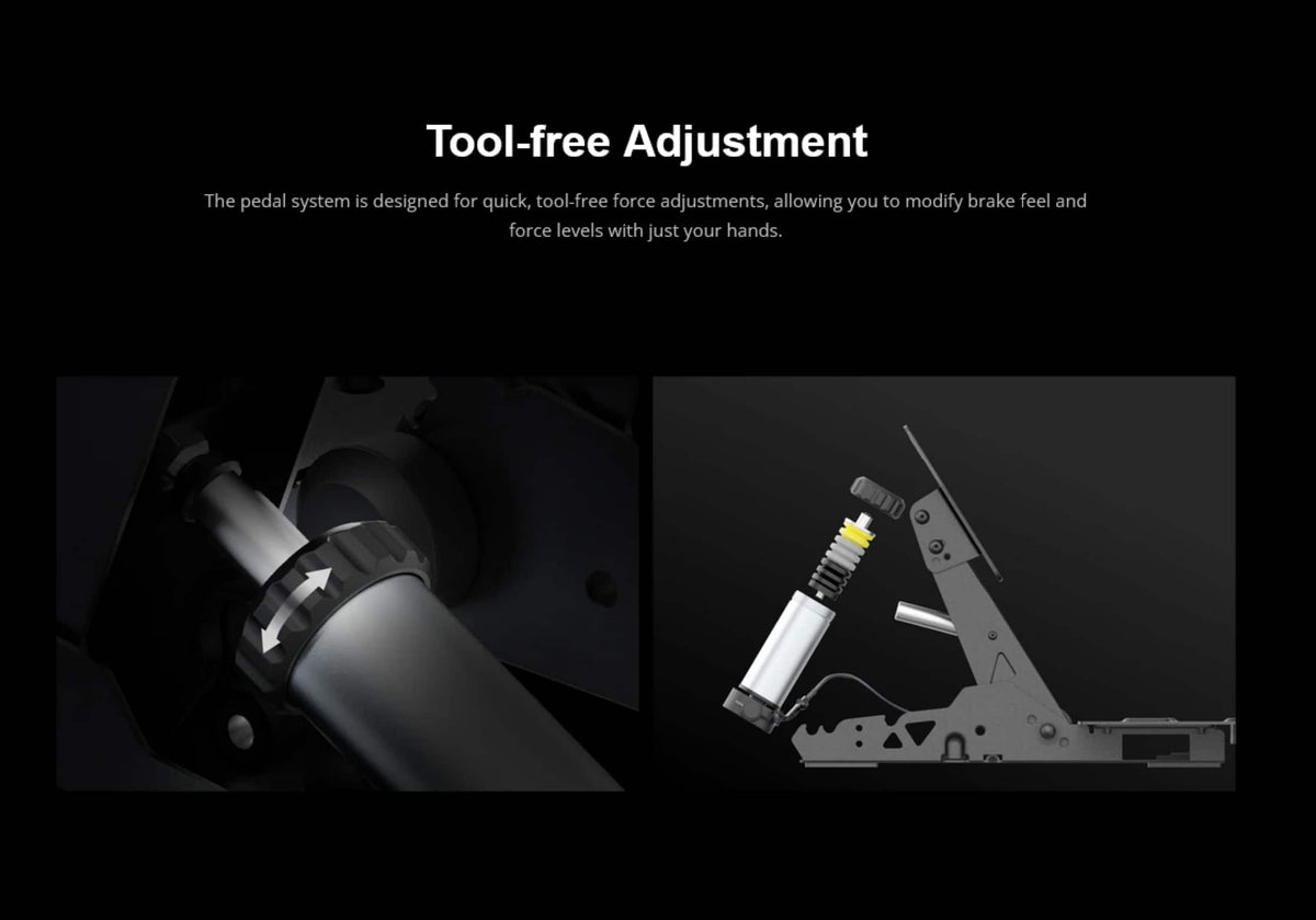 Moza Racing - SRP2 Load Cell Sim Racing Pedals (Throttle & Brake) for Windows and Xbox