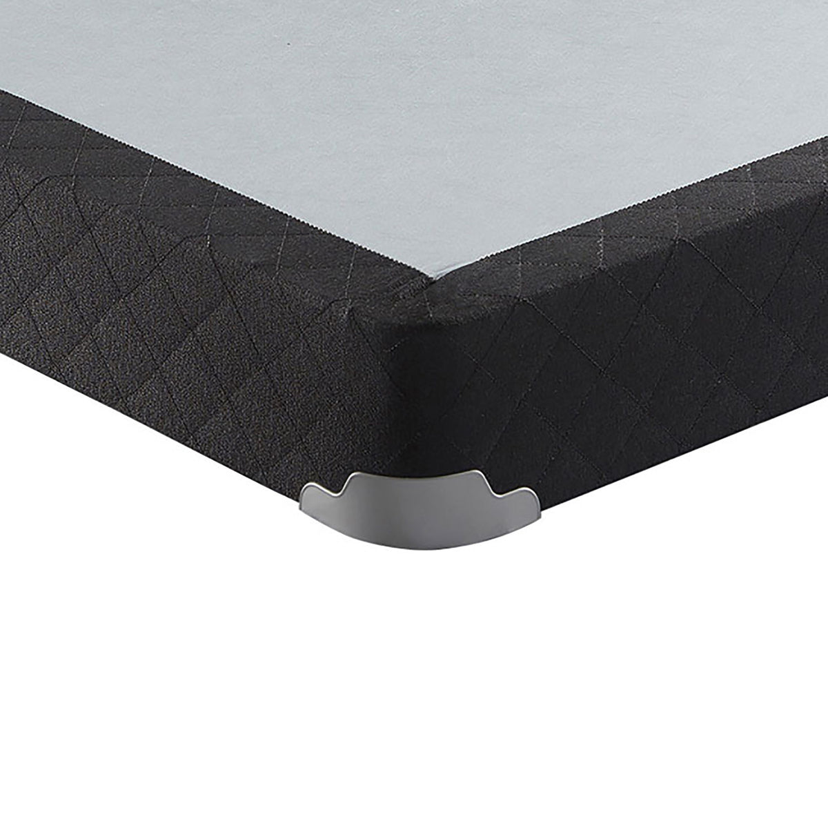 Maynard - Twin Low Profile Box Spring Foundation With Memory Foam Support And Breathable Design - Gray
