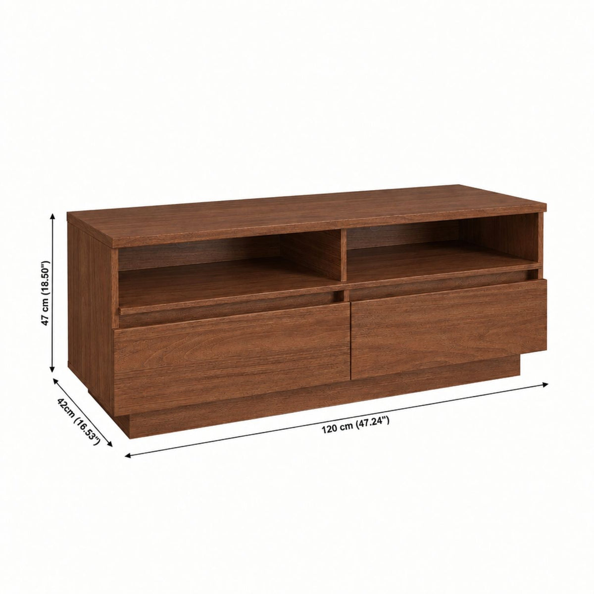 TV Stand For TVs Up To 50" With 2 Drawers