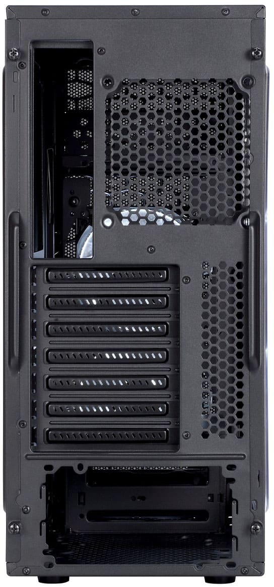 Fractal Design - Focus G ATX, microATX, Mini-ITX Black Chassis with Acrylic Window Mid Tower PC Case - Black