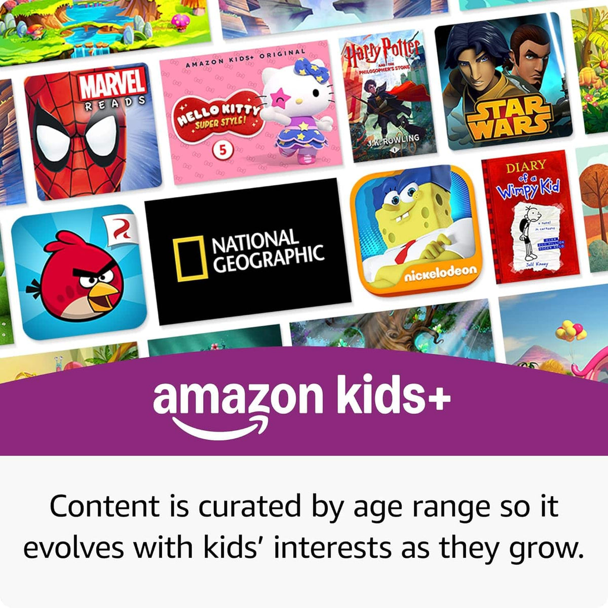 Amazon - Fire HD 10 Kids Pro - 10.1" Tablet (2023 Release) - 32GB with Wi-Fi - Happy Day