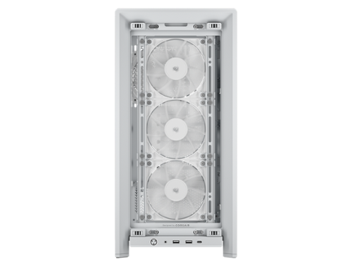CORSAIR - FRAME 4000D WOOD RS Modular High Airflow Mid-Tower PC Case - White & Oak