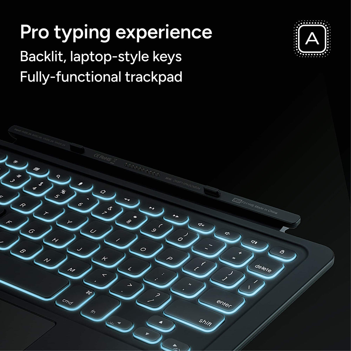 ZAGG - Pro Keys Connect Apple iPad Pro 11" (M5/M4) - Black