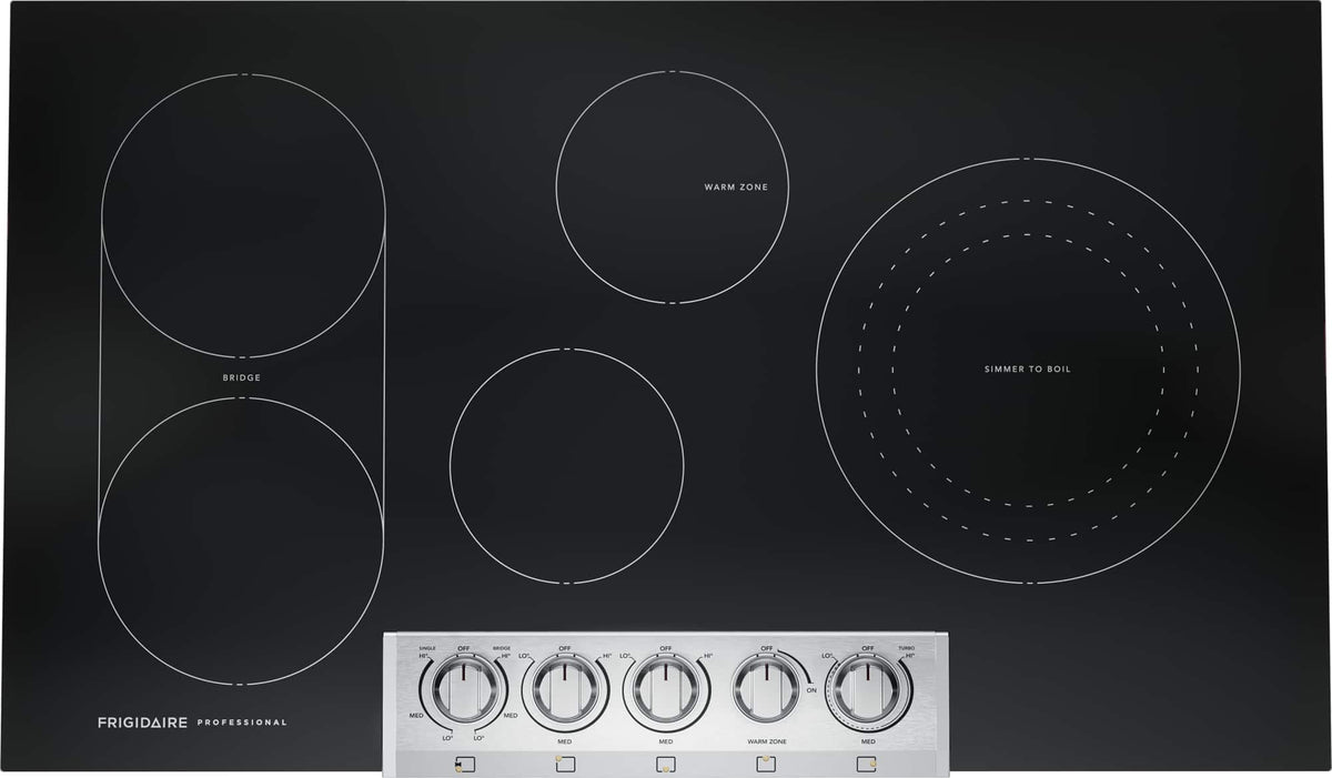 Frigidaire - Professional 36" Electric Cooktop - Stainless Steel