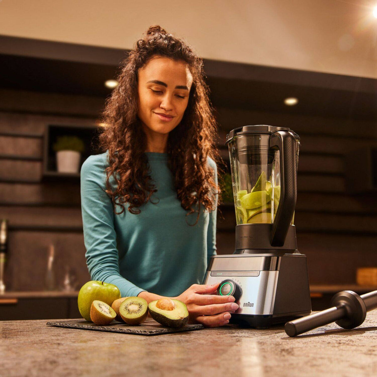 Braun - 10-Speed 1200W 61 fl. oz. TriForce Power Blender - Black