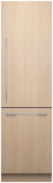 Fisher & Paykel - 24 in. Wide 12.1 cu. Ft Column Bottom Mount Refrigerator Freezer Panel Ready Ice and Water LH - Custom Panel Ready