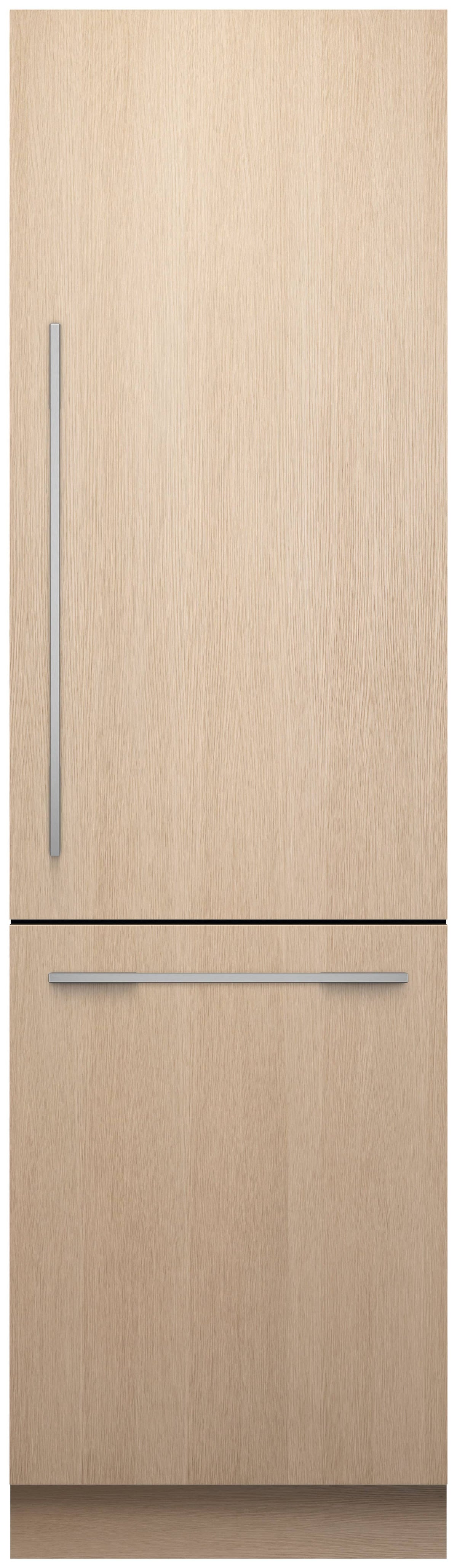 Fisher & Paykel - 24 in. Wide 12.1 cu. Ft Column Bottom Mount Refrigerator Freezer Panel Ready Ice and Water LH - Custom Panel Ready