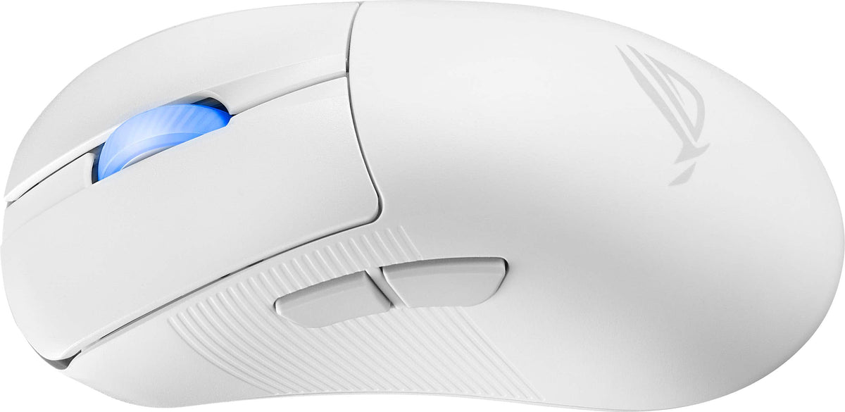 ASUS - ROG Keris II Ace Ultralight Wireless Optical Gaming Mouse with ROG SpeedNova Wireless Technology - Wireless - White