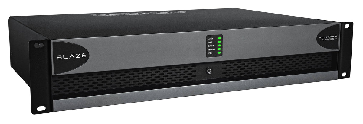 Sonance - Blaze PowerZone Connect 3004D – 3000 W DSP-enabled Class-D amplifier with 4 channels (Each) - Black
