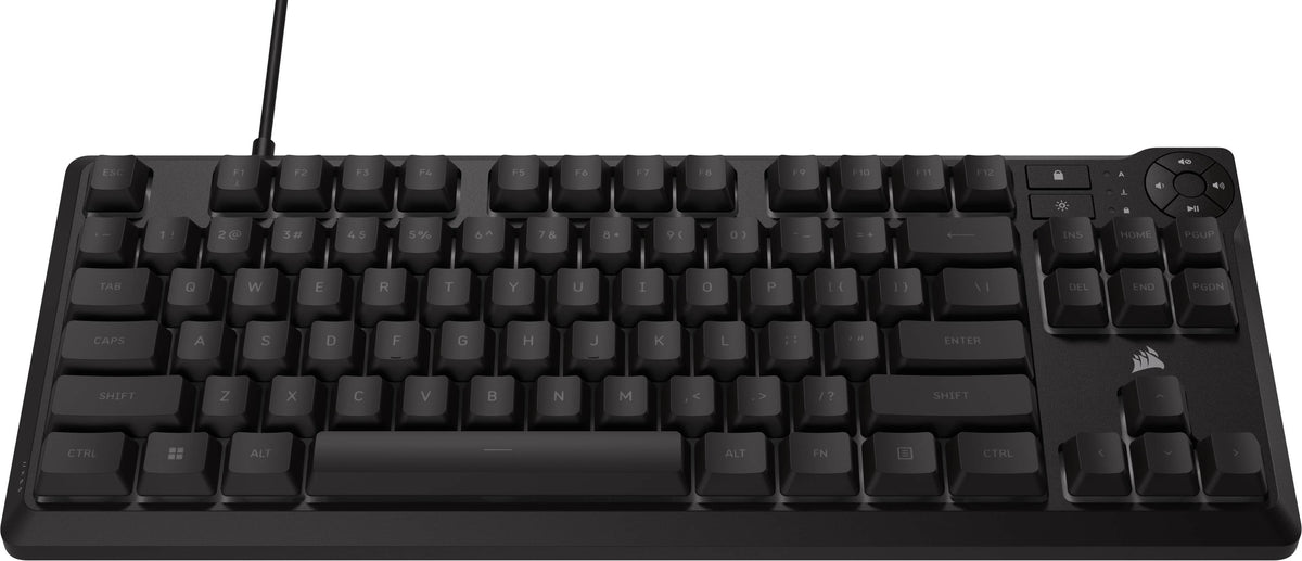 CORSAIR - K55 CORE TKL RGB Gaming Keyboard – 8-Zone RGB – Tenkeyless - Black