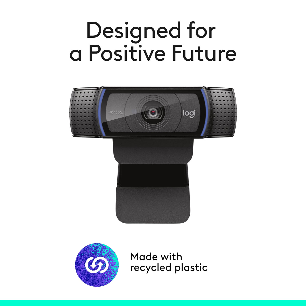 Logitech - C920s Pro 1080 Video Conferencing, Streaming, and Gaming Webcam with Privacy Shutter - Black