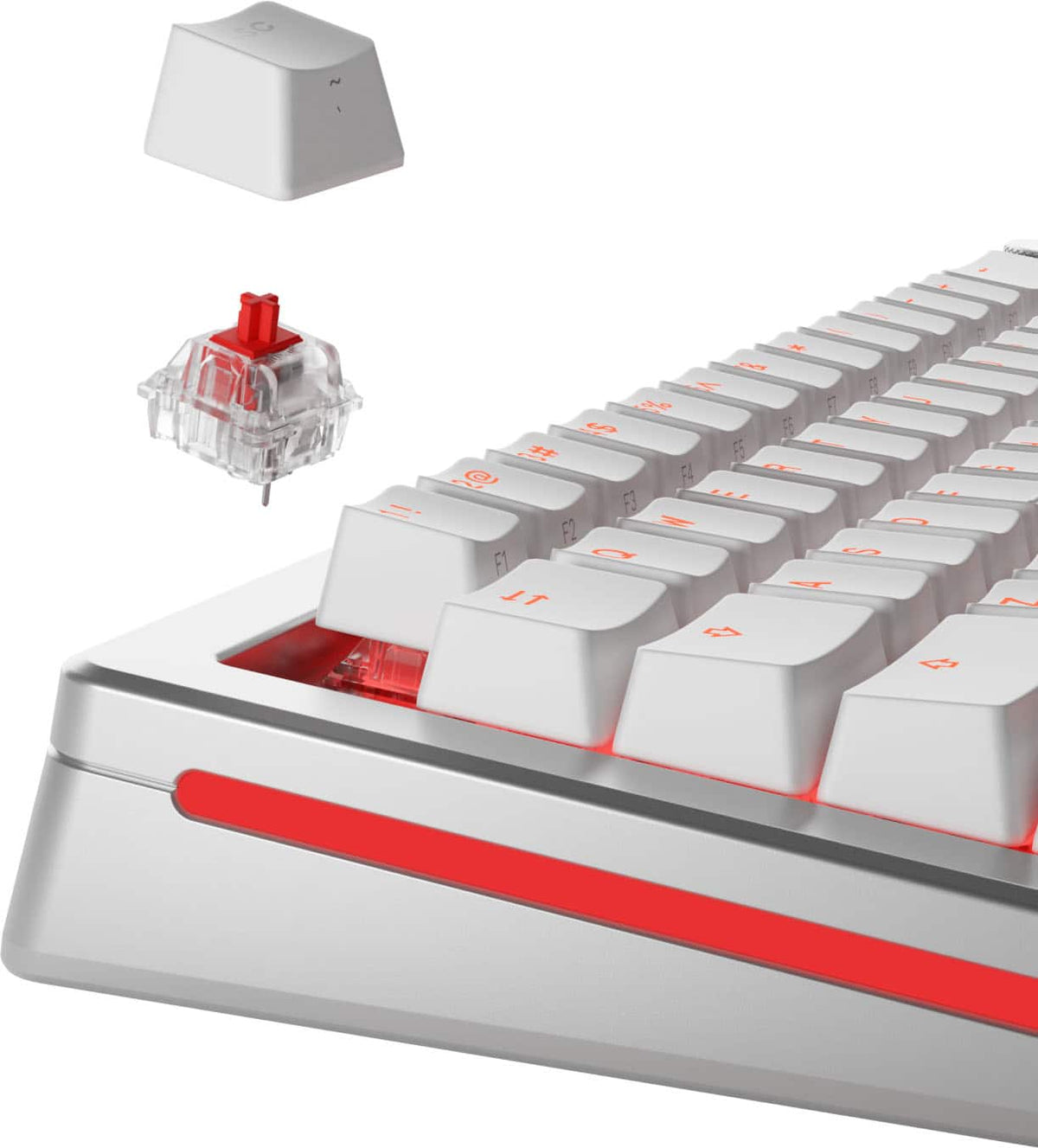Glorious - Lubed Mechanical Keyboard 3-pin Hot Swappable Switches (110x) - Linear - Fox
