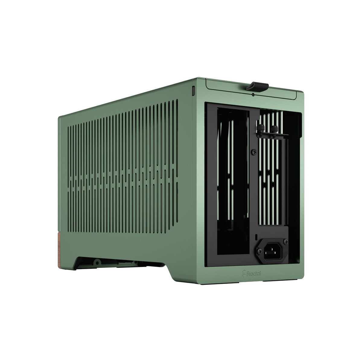 Fractal Design - Terra Jade Mini-ITX Small Form Factor PC Case with PCIe 4.0 Riser - Jade