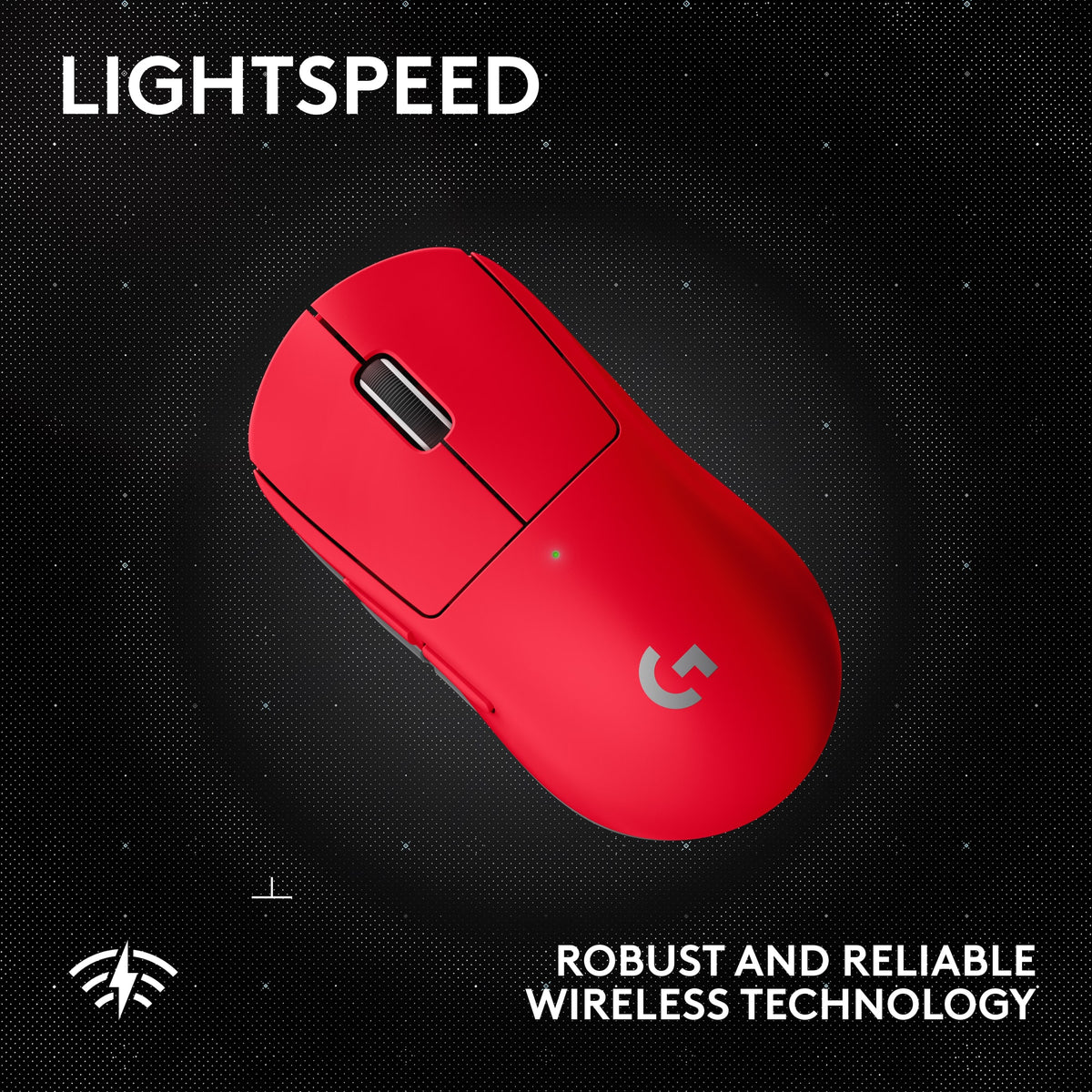 Logitech - PRO X SUPERLIGHT 2 SE LIGHTSPEED Lightweight Wireless Gaming Mouse with Optical HERO 2 Sensor 44,000 DPI for PC - Wireless - Red