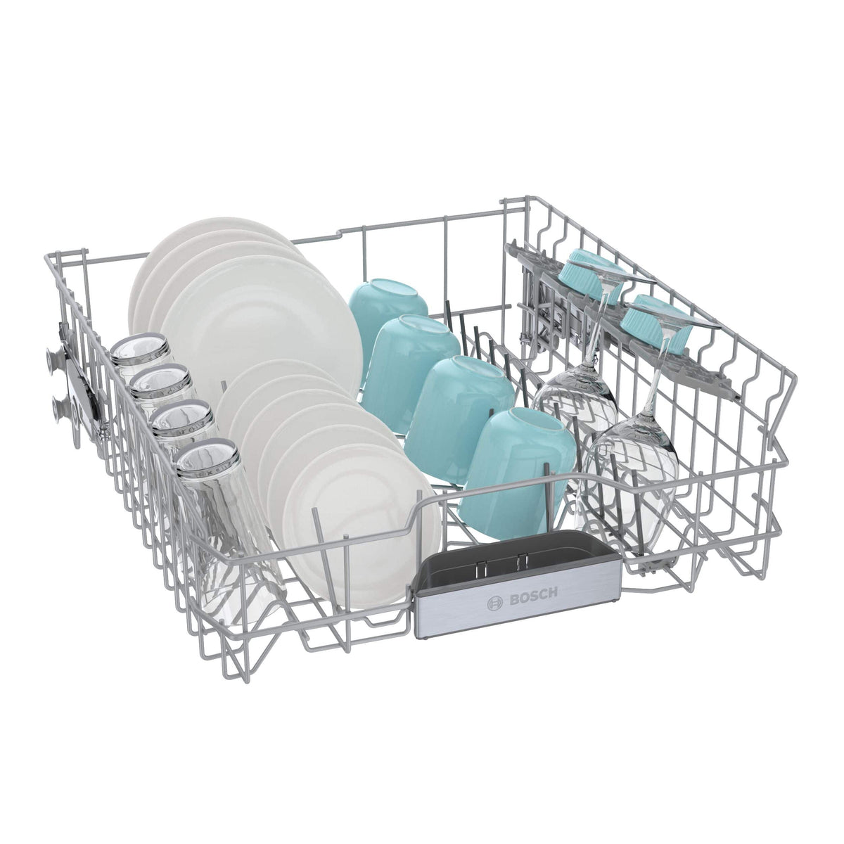 Bosch - 800 Series Top Control Smart Built-In Stainless Steel Tub Dishwasher with 3rd Rack, 42 dBA - Stainless Steel