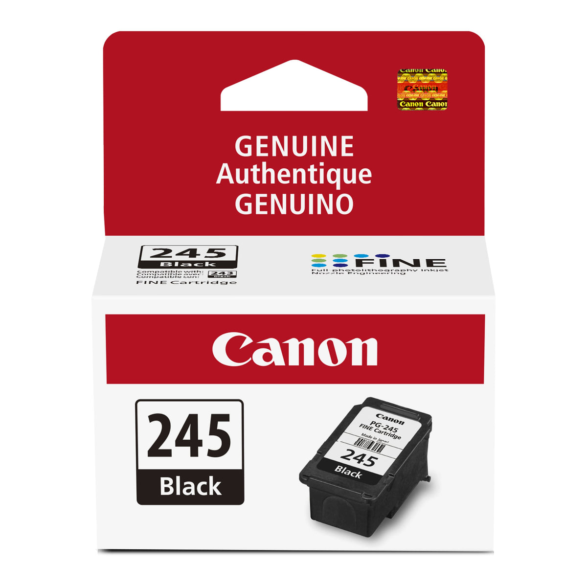Canon - PG-245 Standard Capacity Ink Cartridge - Black
