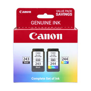 Canon - 243 / CL-244 Value Pack Standard Capacity Ink Cartridges - Black/Cyan/Magenta/Yellow
