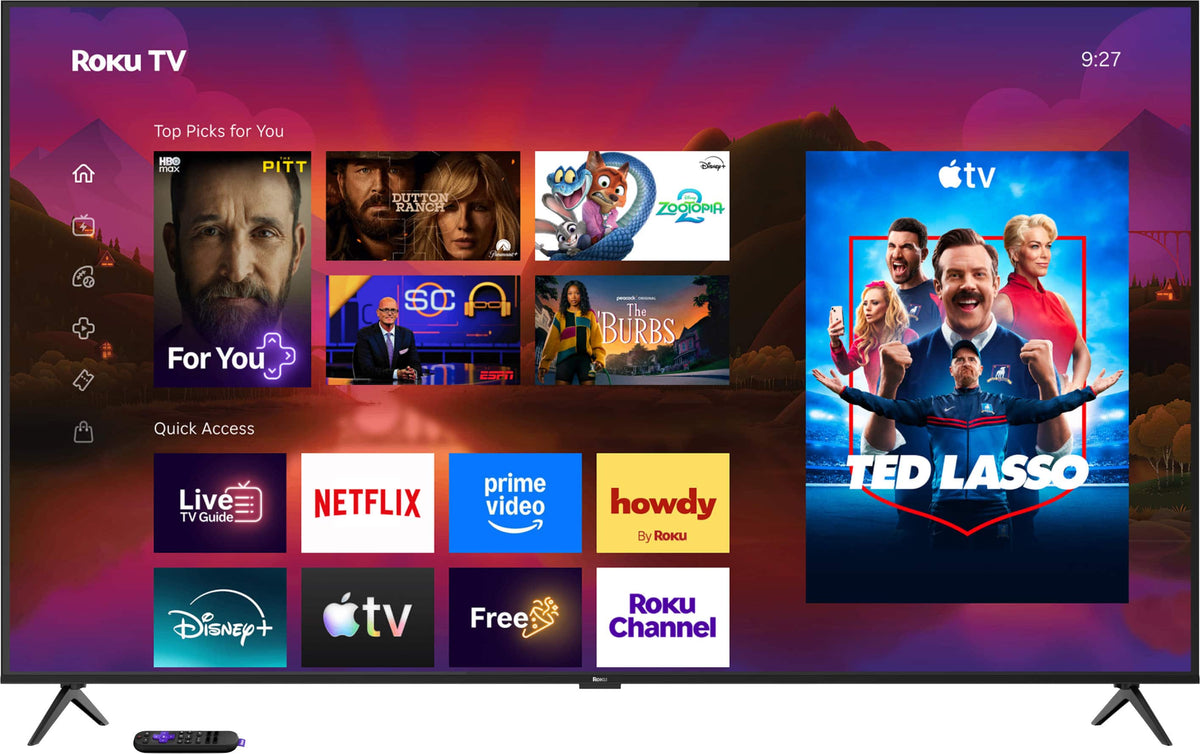 Roku - 75" Class Plus Series 4K QLED Mini-LED Smart RokuTV (2026)