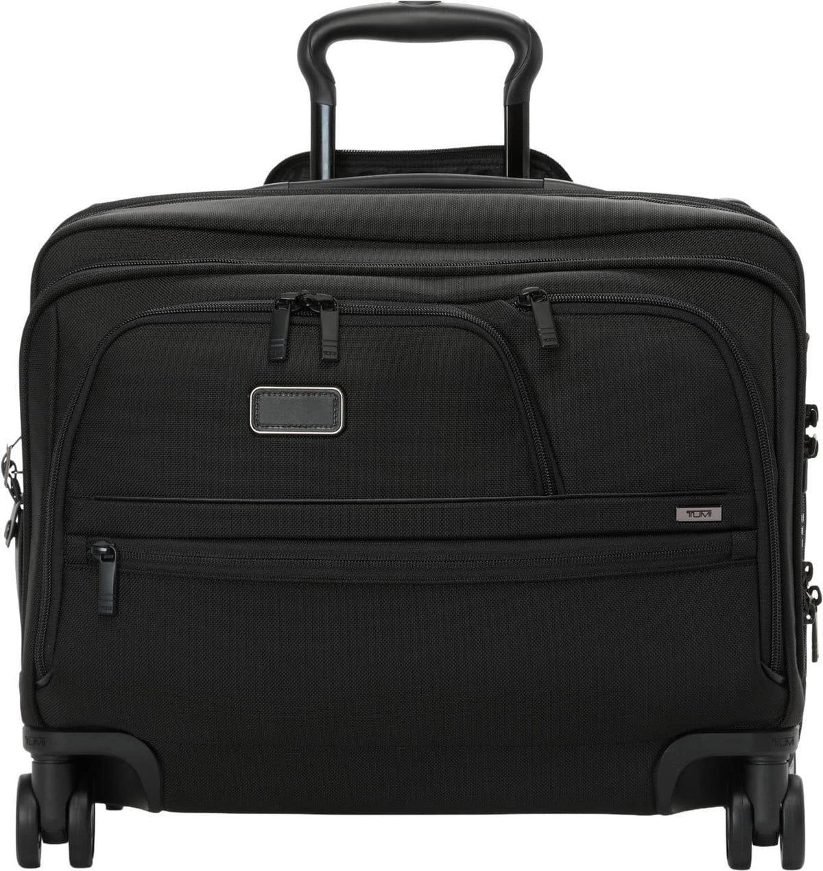 TUMI - Alpha Deluxe Expandable Wheeled Laptop Briefcase Fits Up to 15" Laptop - Black