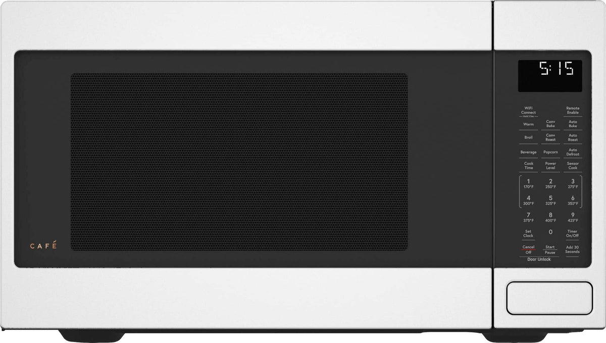 Café - 1.5 Cu. Ft. Convection Countertop Microwave with Sensor Cooking and Built in Wi-Fi - Matte White