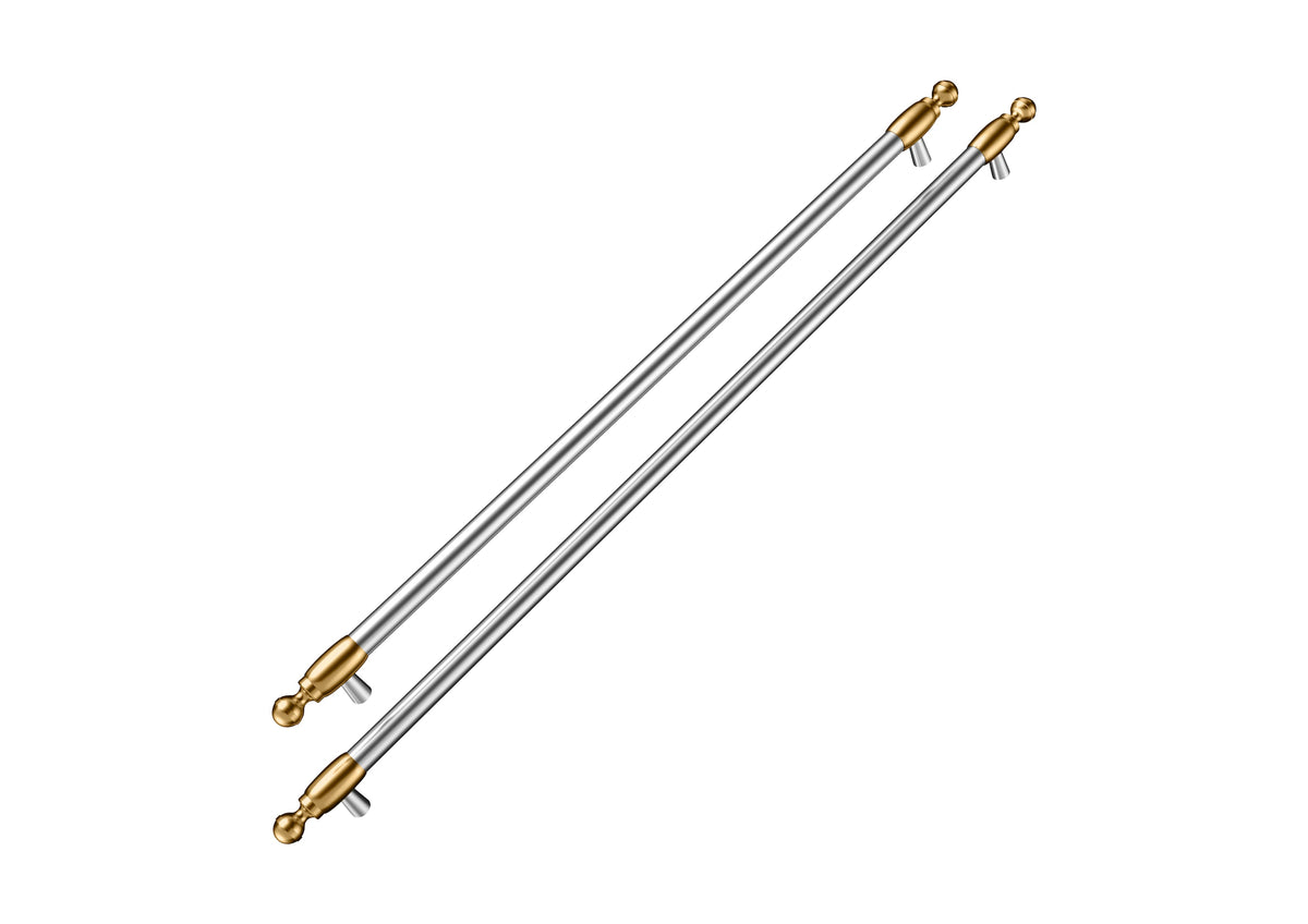 Bertazzoni - 30" Heritage Series Refrigerator Accessory - Stainless Steel/Gold