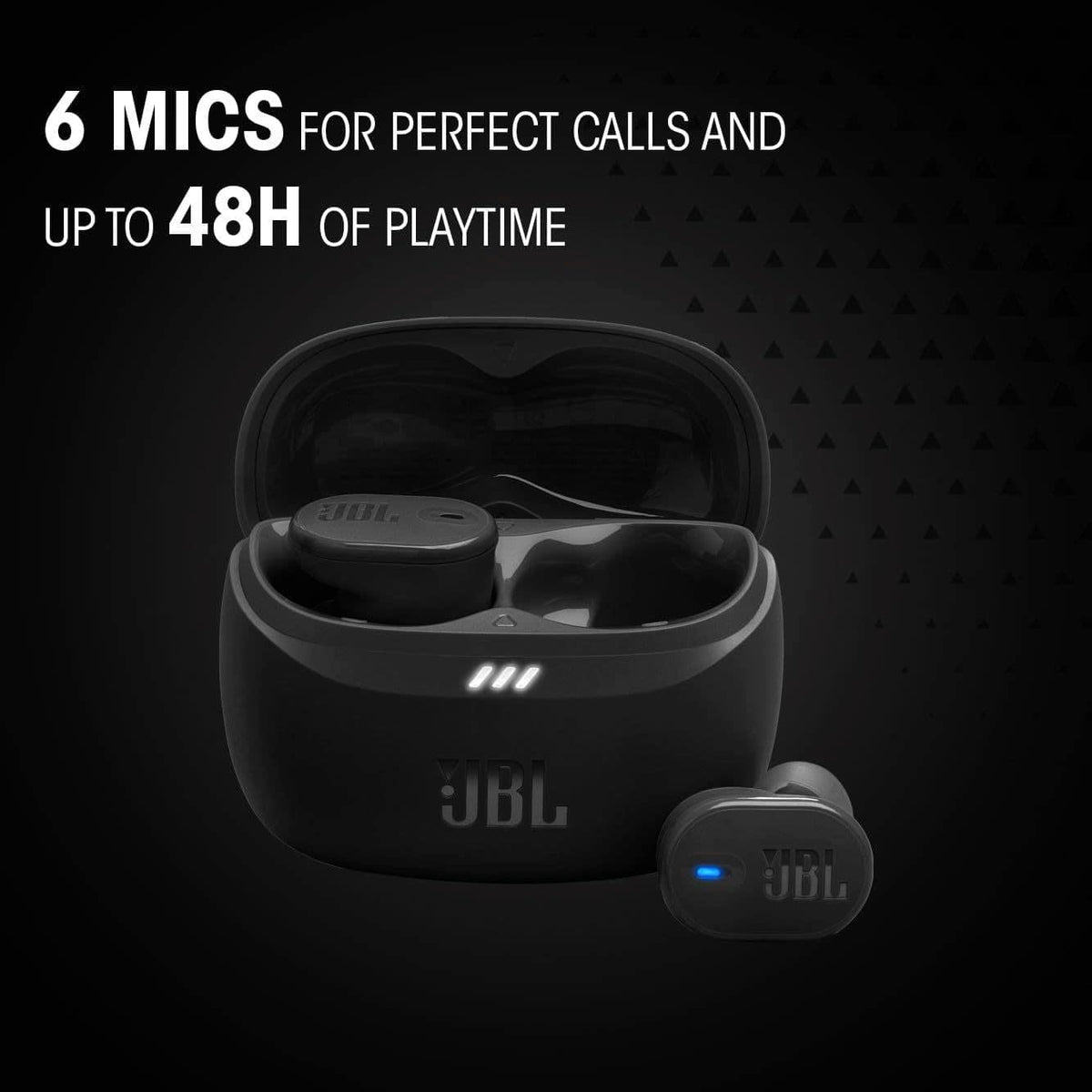 JBL - Tune Buds 2 - True Wireless Noise Cancelling Earbuds Spatial Sound and Smart Ambient Technology, 6 mics for Perfec - Teal