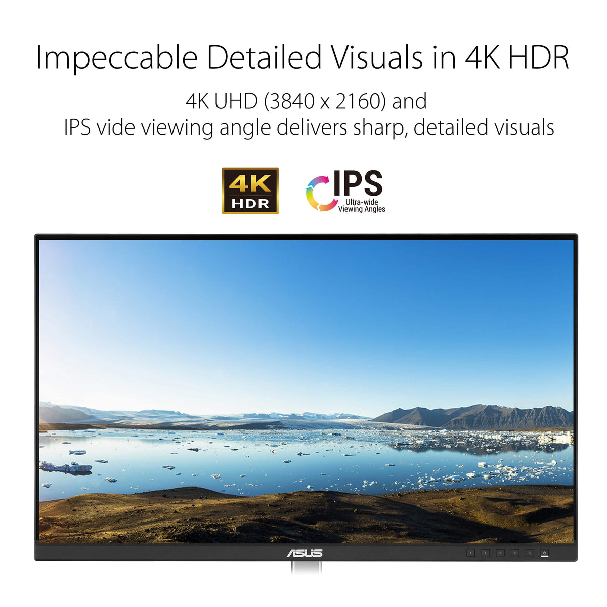 ASUS - ProArt 27" 4K IPS Professional Monitor with HDR (DisplayPort, HDMI, USB-C) - Black