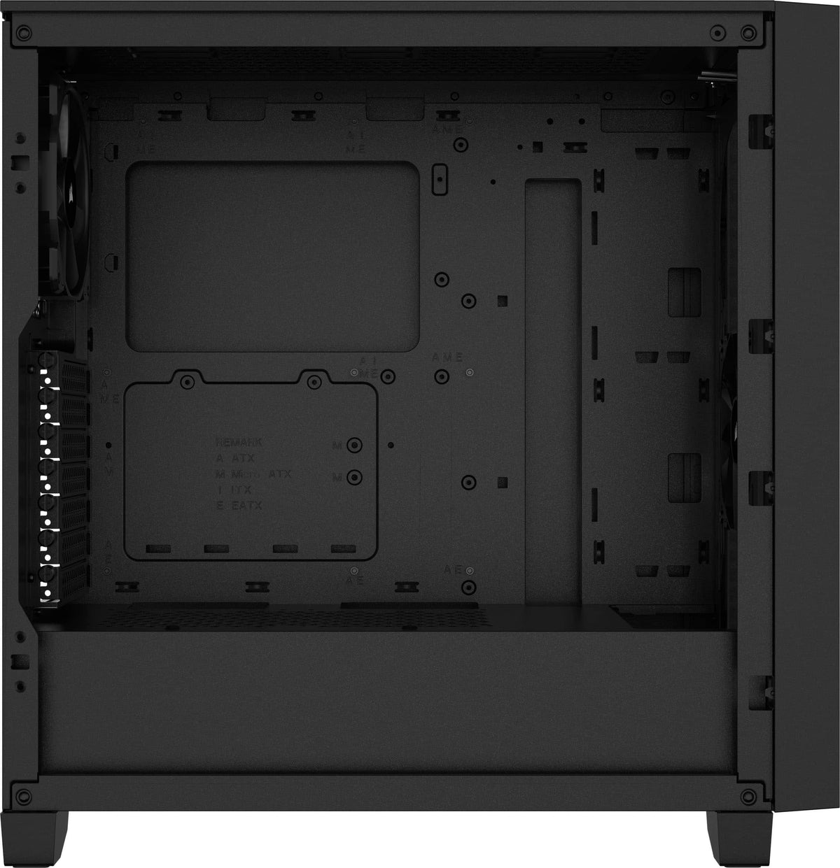 CORSAIR - 3000D RGB Airflow Mid-Tower PC Case, Black, 3 AR120 RGB Fans, High-Airflow, Up to 8x120mm - Black