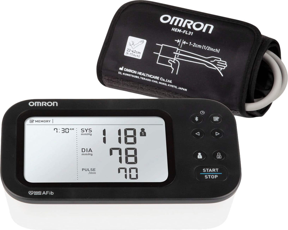 Omron - 7 Series Upper Arm Blood Pressure Monitor - Black