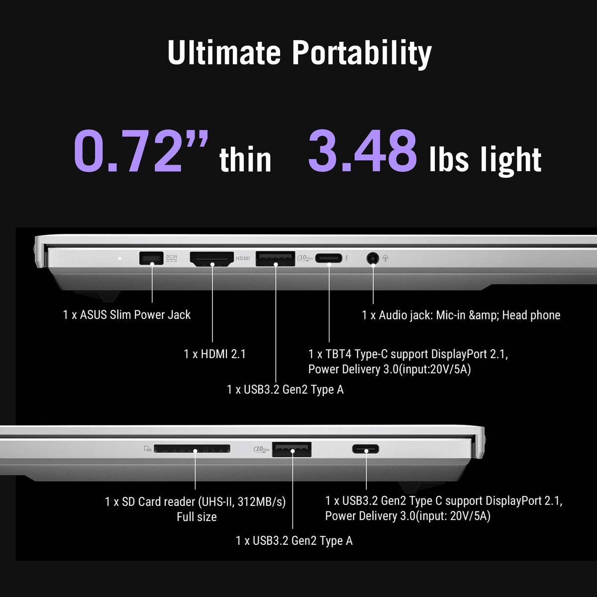 ASUS - ROG Zephyrus G14 14" OLED 3K 120Hz Gaming Laptop - Intel Core Ultra 9 386H 2026 - 16GB RAM - RTX 5070 Ti - 1TB SSD - Platinum White