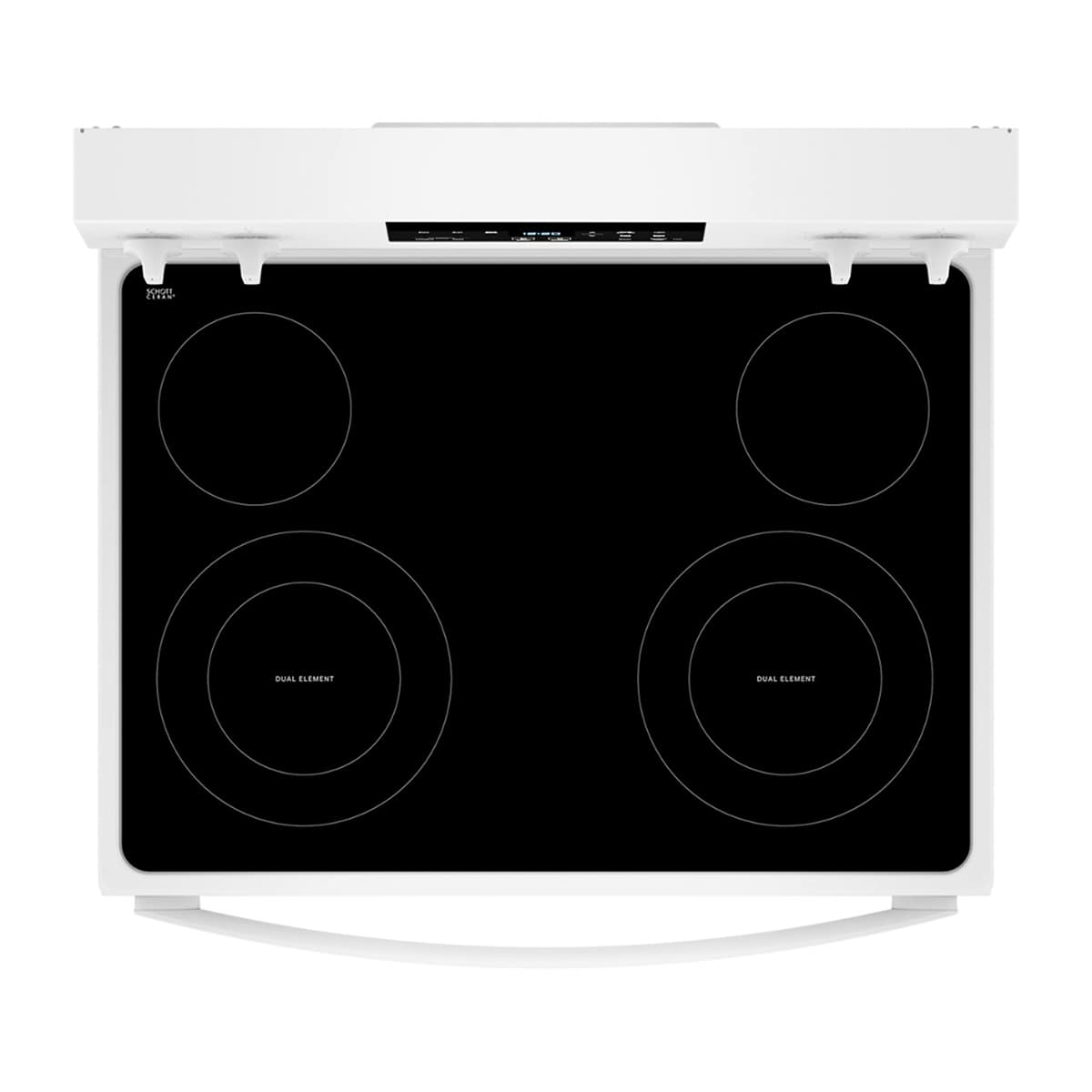 Whirlpool - 30 in. Wide 4 element 5.3 cu. ft. Freestanding Electric Range with No Preheat Mode - White