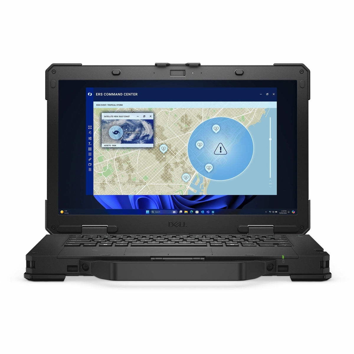 Dell - Pro Rugged 14 RB14250 14" Laptop Intel Core Ultra 7 165U 16GB 512GB SSD - Black