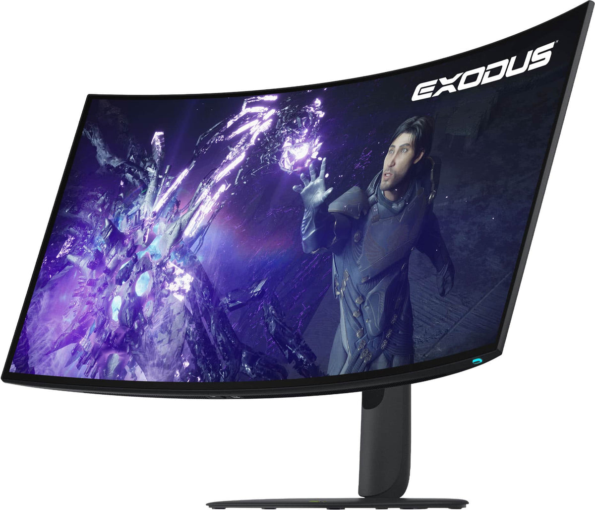 Alienware - 39" 5K OLED 330Hz 0.03ms FreeSync Premium Pro and G-SYNC Compatible Curved Gaming Monitor with HDR (HDMI, DisplayPort) - Black