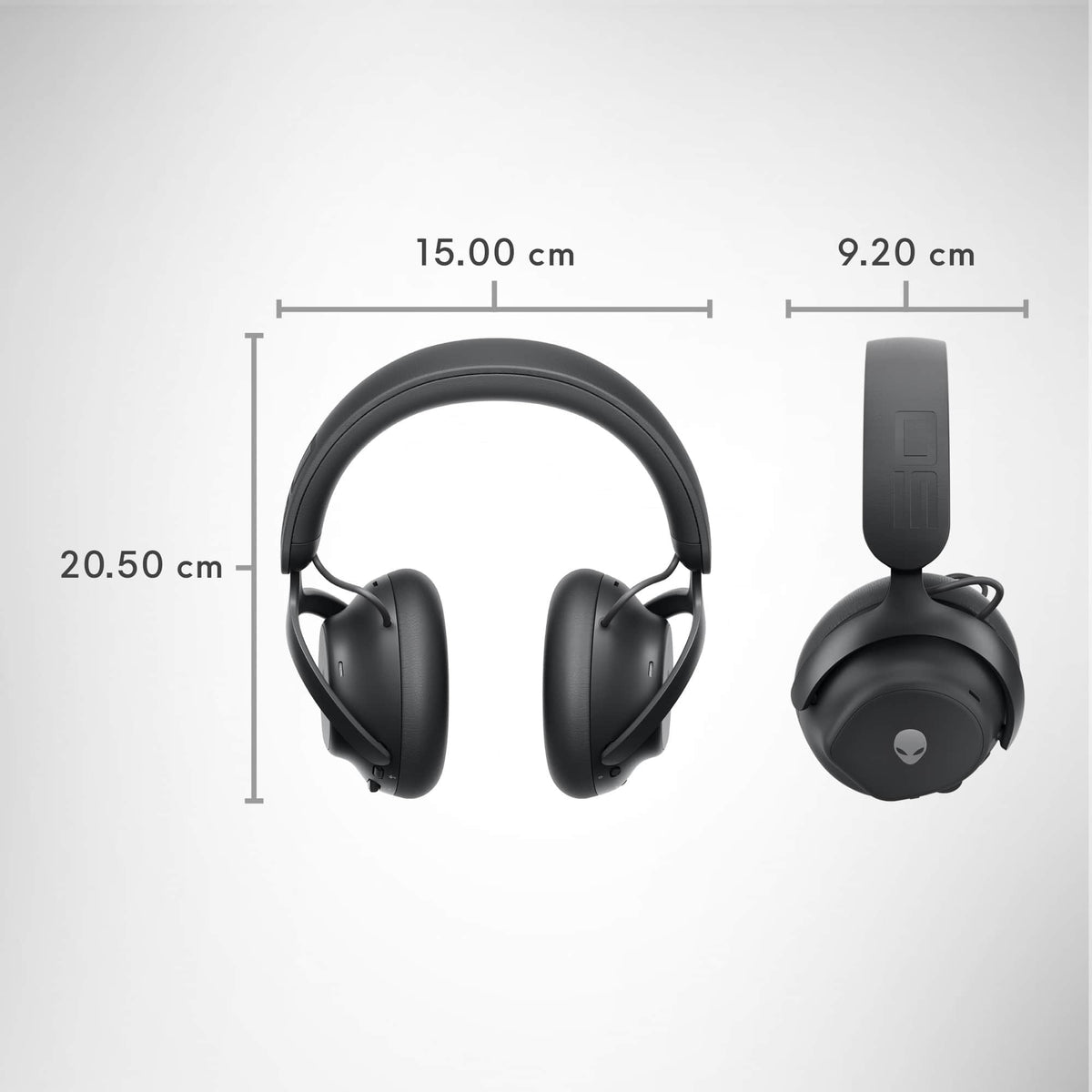 Alienware - Pro Wireless Over-the-Ear Gaming Headset for Windows, PS5, PS4, Switch and Mobile - Dark Side of the Moon