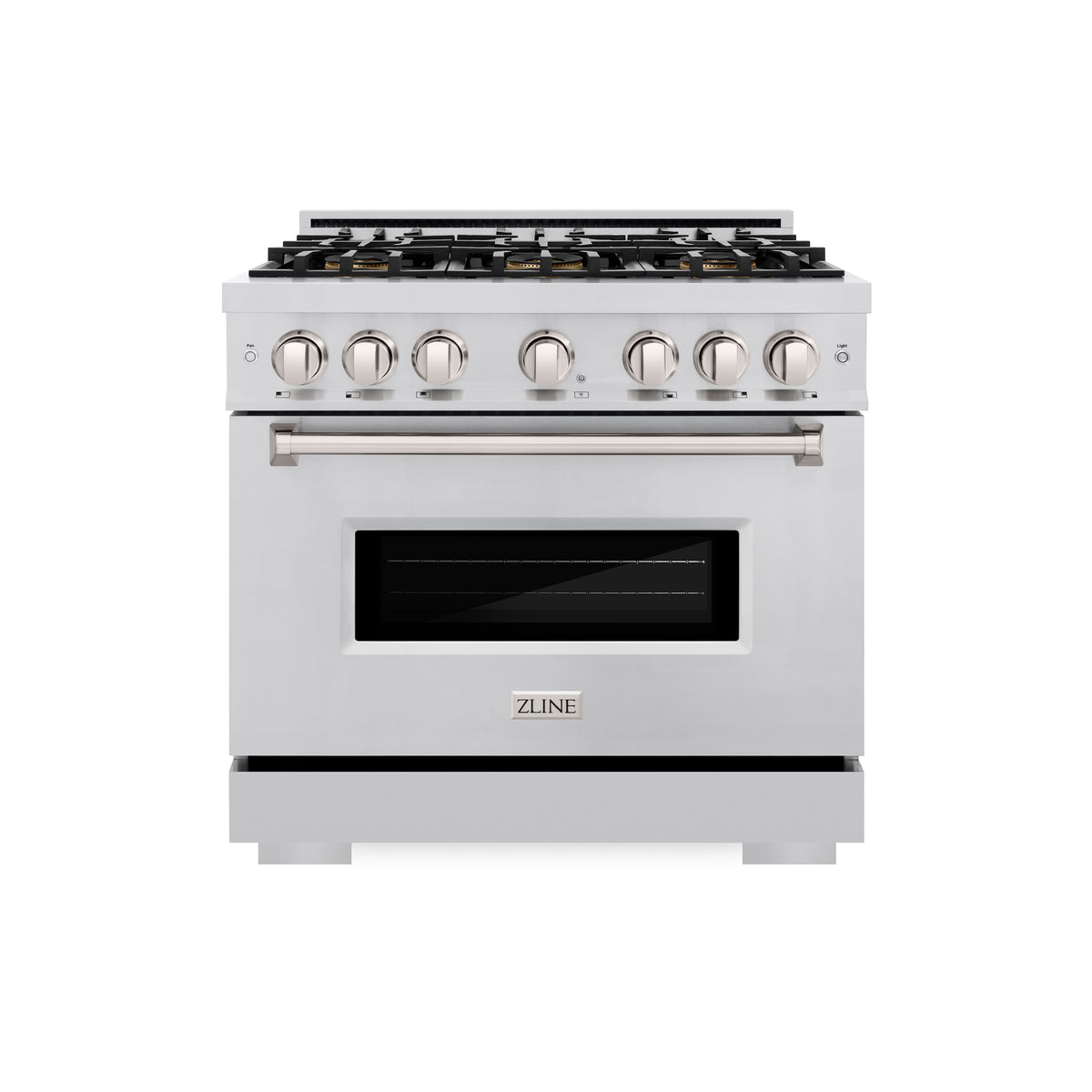 ZLINE - 36 in. 5.2 cu. ft. Classic Freestanding Dual Fuel Range with 6 DuoPro Burners and Convection Oven in Stainless Steel - Stainless Steel