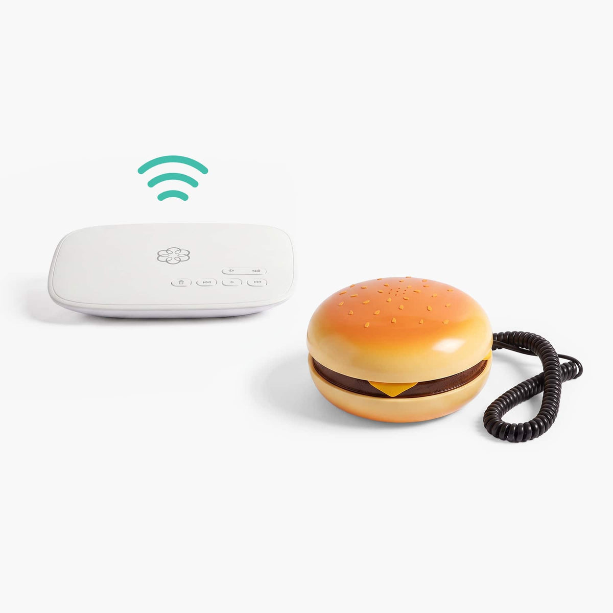 MyPhone by Ooma with Hamburger Phone - Brown