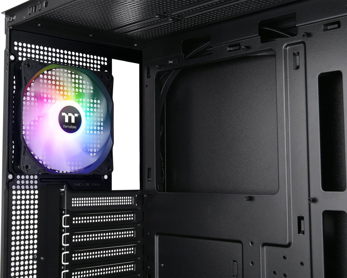 Thermaltake - View 270 Plus TG ARGB Mid Tower E-ATX PC Case - Black