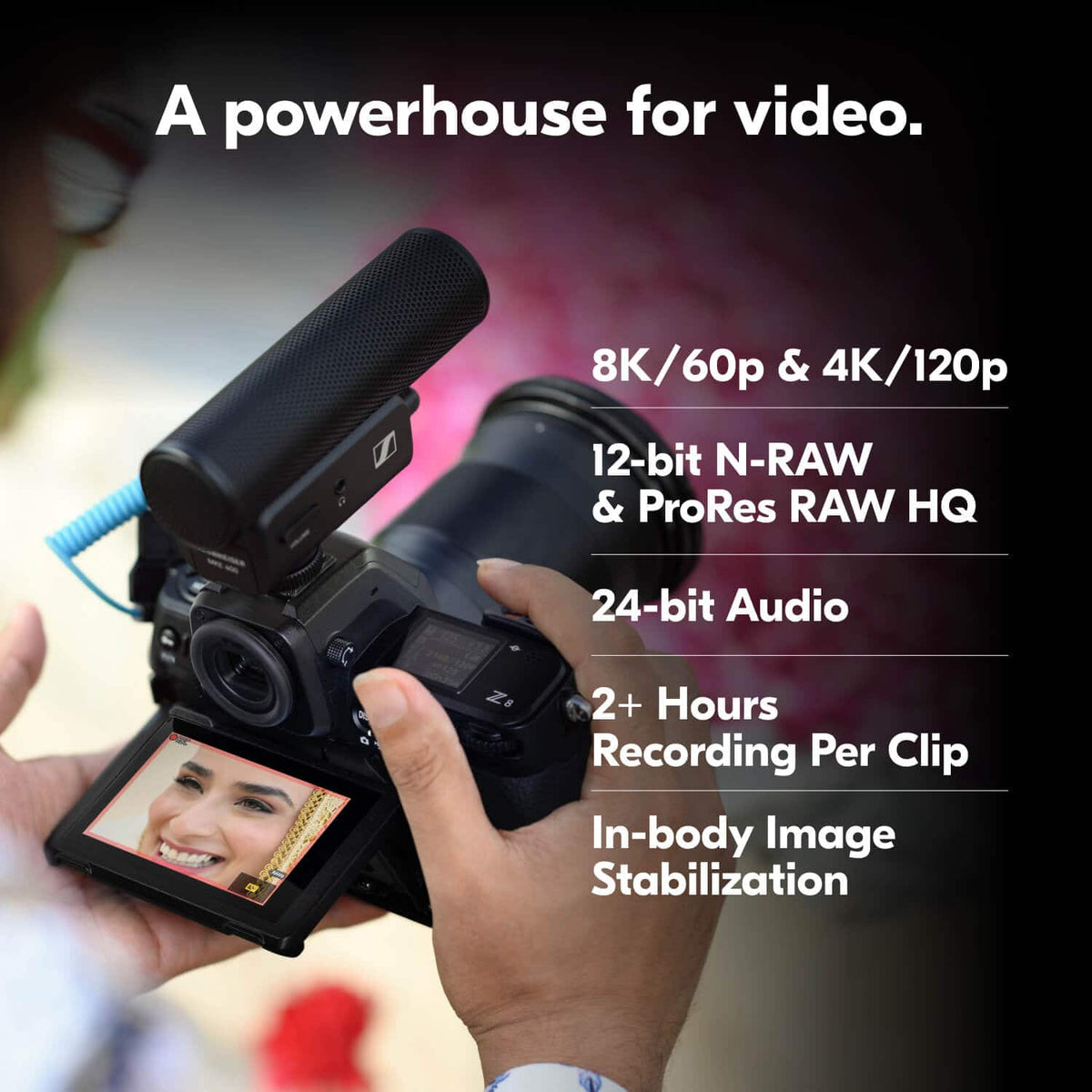 Nikon - Z 8 8K Video Mirrorless Camera (Body Only) - Black